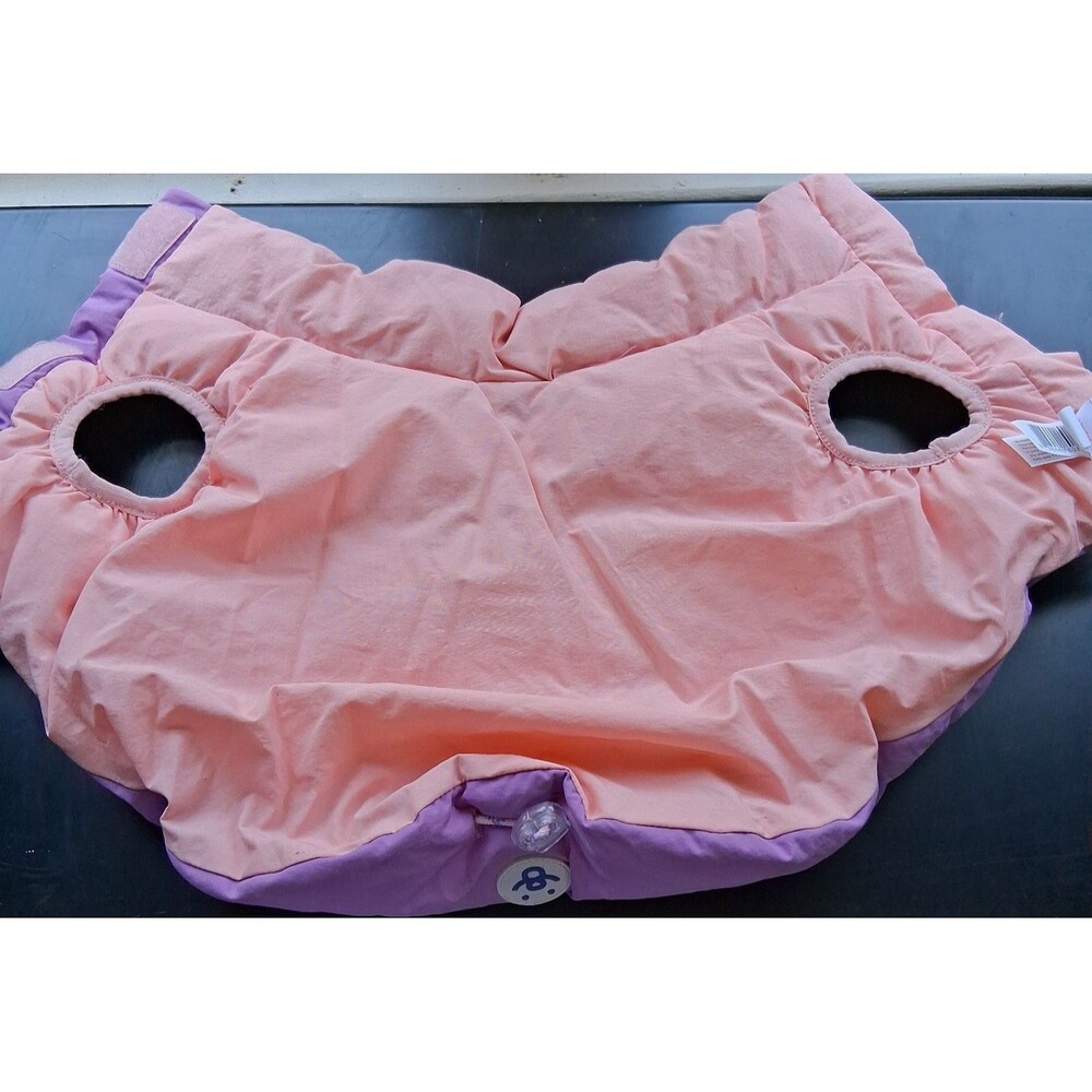 Purple Dog Puffer Jacket Oodles Quilted Bubble Hem Small - Picture 7 of 12